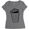 garbage ghost Women's Triblend Scoop T-shirt