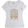 bacon2 Women's Triblend Scoop T-shirt