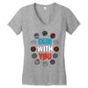 T O P Women's V-Neck T-Shirt