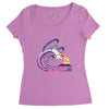 blessed Women's Triblend Scoop T-shirt