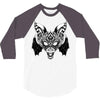 bat ornate 3/4 Sleeve Shirt