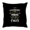 legendary riders are born in 1953 Throw Pillow