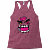 angry zombie Racerback Tank