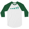 evolution of turtles 3/4 Sleeve Shirt
