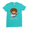hello tree Ladies Fitted T-Shirt