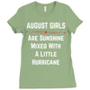 August Girls Ladies Fitted T-Shirt