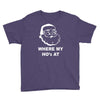 where my hoes Youth Tee