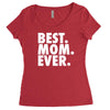 best. mom. ever Women's Triblend Scoop T-shirt