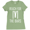 reach for the bars Ladies Fitted T-Shirt