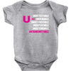 U=U Undetectable = Untransmittable Baby Onesie