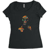 Gas Mask Women's Triblend Scoop T-shirt