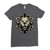 lion head Ladies Fitted T-Shirt