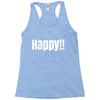 happy Racerback Tank