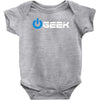 geek' (power on button) Baby Bodysuit