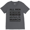 all men are created equal march V-Neck Tee