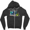 mutant invader Zipper Hoodie