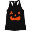 fun face pumpkin Racerback Tank