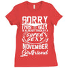 This Guy Is Taken By A Super Sexy November Girlfriend Ladies Fitted T-Shirt