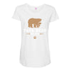 papa bear Maternity Scoop Neck T-shirt