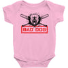 bad dog 5 Baby Bodysuit
