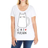 cat love person! Ladies Curvy T-Shirt