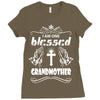 I Am One Blessed Grandmother Ladies Fitted T-Shirt