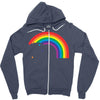 rainbow Zipper Hoodie