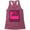 welcome to the horizon festival Racerback Tank