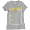 Gemini Facts Zodiac Ladies Fitted T-Shirt