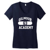 gilmour academy   as worn by dave   pink floyd   mens music Women's V-Neck T-Shirt