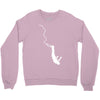 bungeejumping bungeespringen fun sport hobby freizeit extremsport Crewneck Sweatshirt