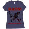 bats! Ladies Fitted T-Shirt