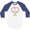 geek love shirt 3/4 Sleeve Shirt