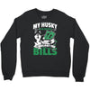 my husky is in charge! Crewneck Sweatshirt
