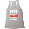 5 mystery bundle funny offensive multibuy Racerback Tank