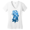 ninja kick ass clash Women's V-Neck T-Shirt