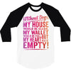 my heart is empty 3/4 Sleeve Shirt