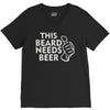 this beard needs beer V-Neck Tee