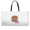 monster burger Weekender Totes