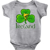 ireland shamrock Baby Onesie