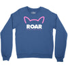pussy roar - women's march alliance white logo Crewneck Sweatshirt
