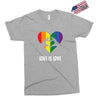 Love is Love Heart Exclusive T-shirt
