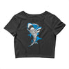 shark tornado Crop Top