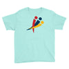 red blu yellow Youth Tee