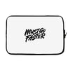 must go faster Laptop sleeve