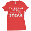 steak Ladies Fitted T-Shirt