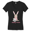 making friends Women's V-Neck T-Shirt
