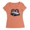 1960 ac cobra, `classic car ideal birthday gift present. Women's Triblend Scoop T-shirt