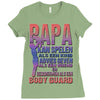 papa   body guard Ladies Fitted T-Shirt