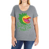 feed me Ladies Curvy T-Shirt